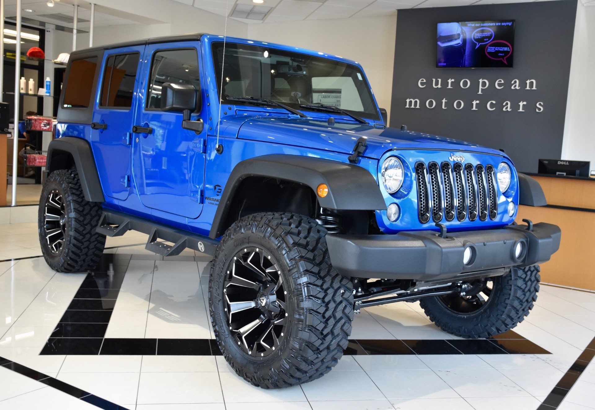 16 Jeep Wrangler Unlimited Emc Custom Lifted Sport S For Sale Near Middletown Ct Ct Jeep Dealer Stock