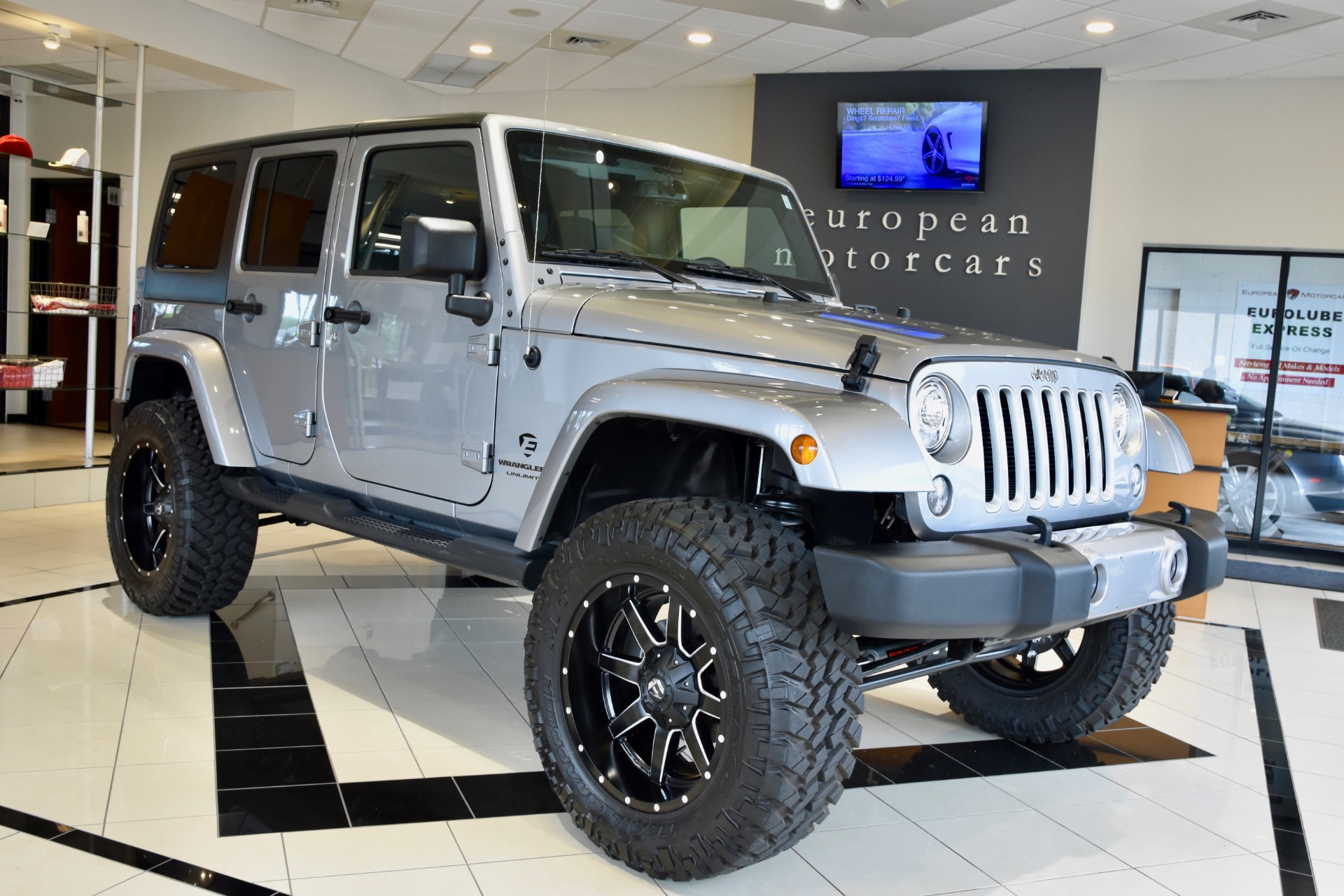 Used 2018 Jeep Wrangler Unlimited Sahara For Sale (Sold) | European ...