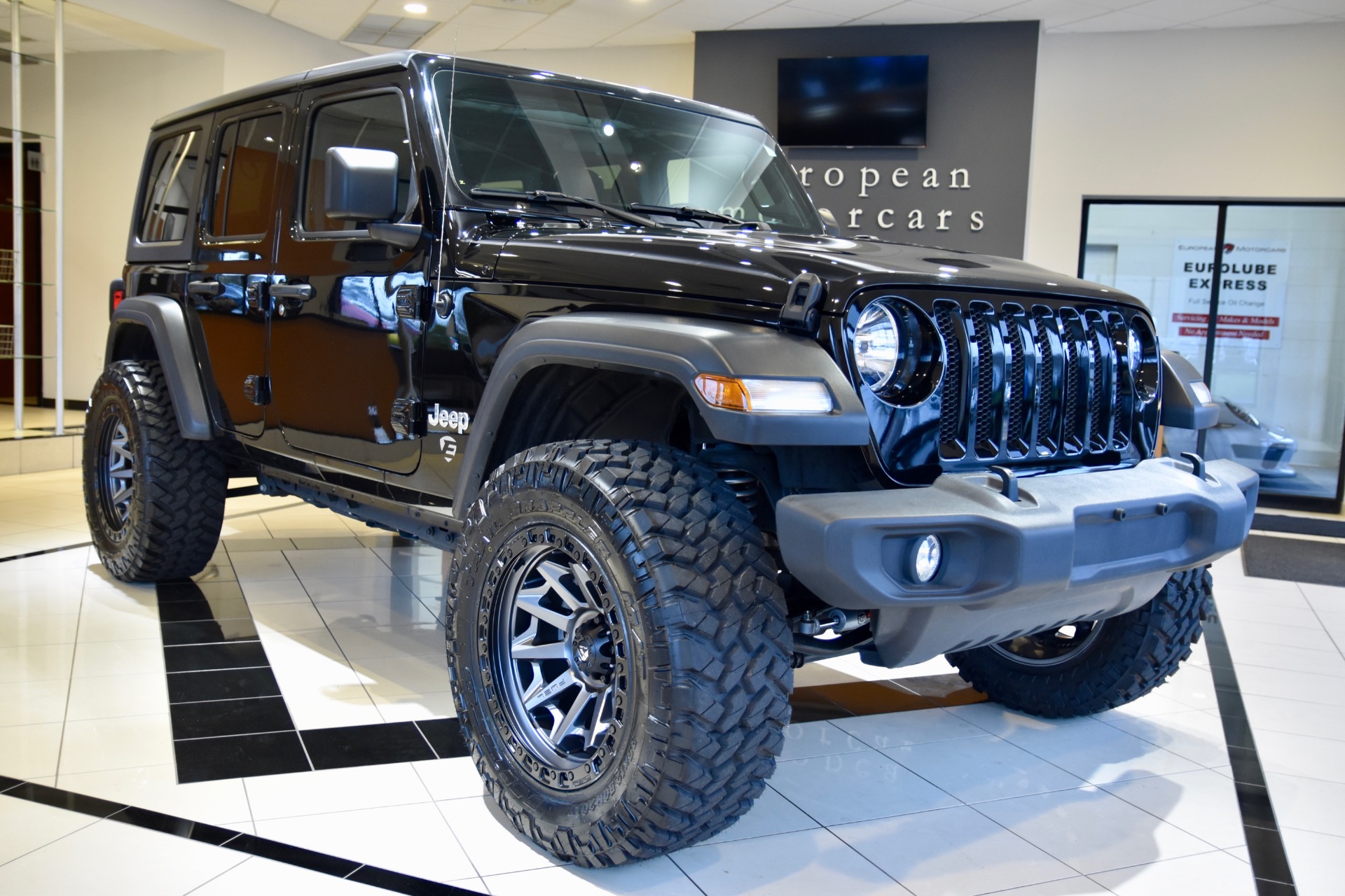 Used 2019 Jeep Wrangler Unlimited EMC CUSTOM LIFTED Sport S For Sale