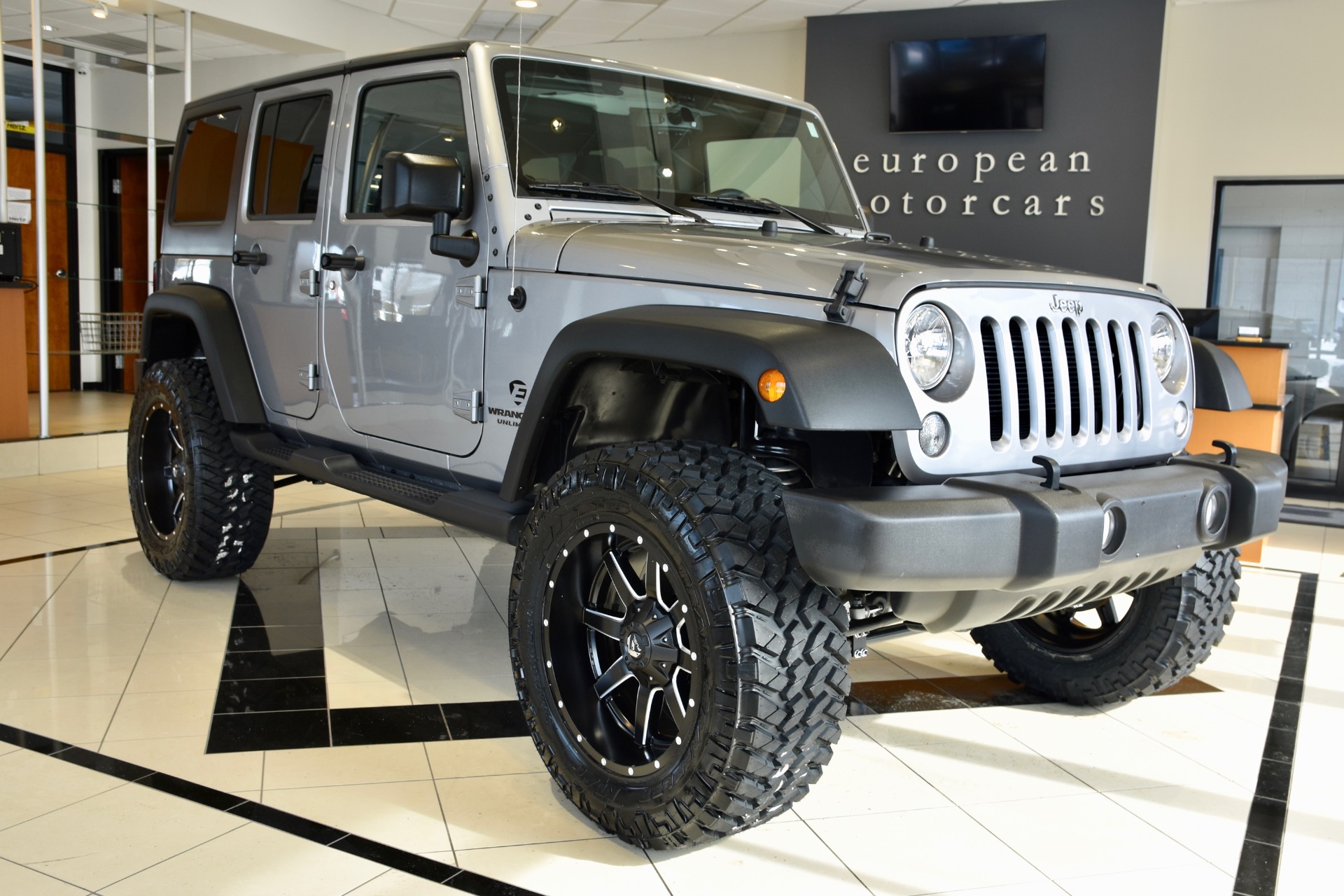 Used 2017 Jeep Wrangler Unlimited EMC CUSTOM LIFTED Sport S For Sale ...