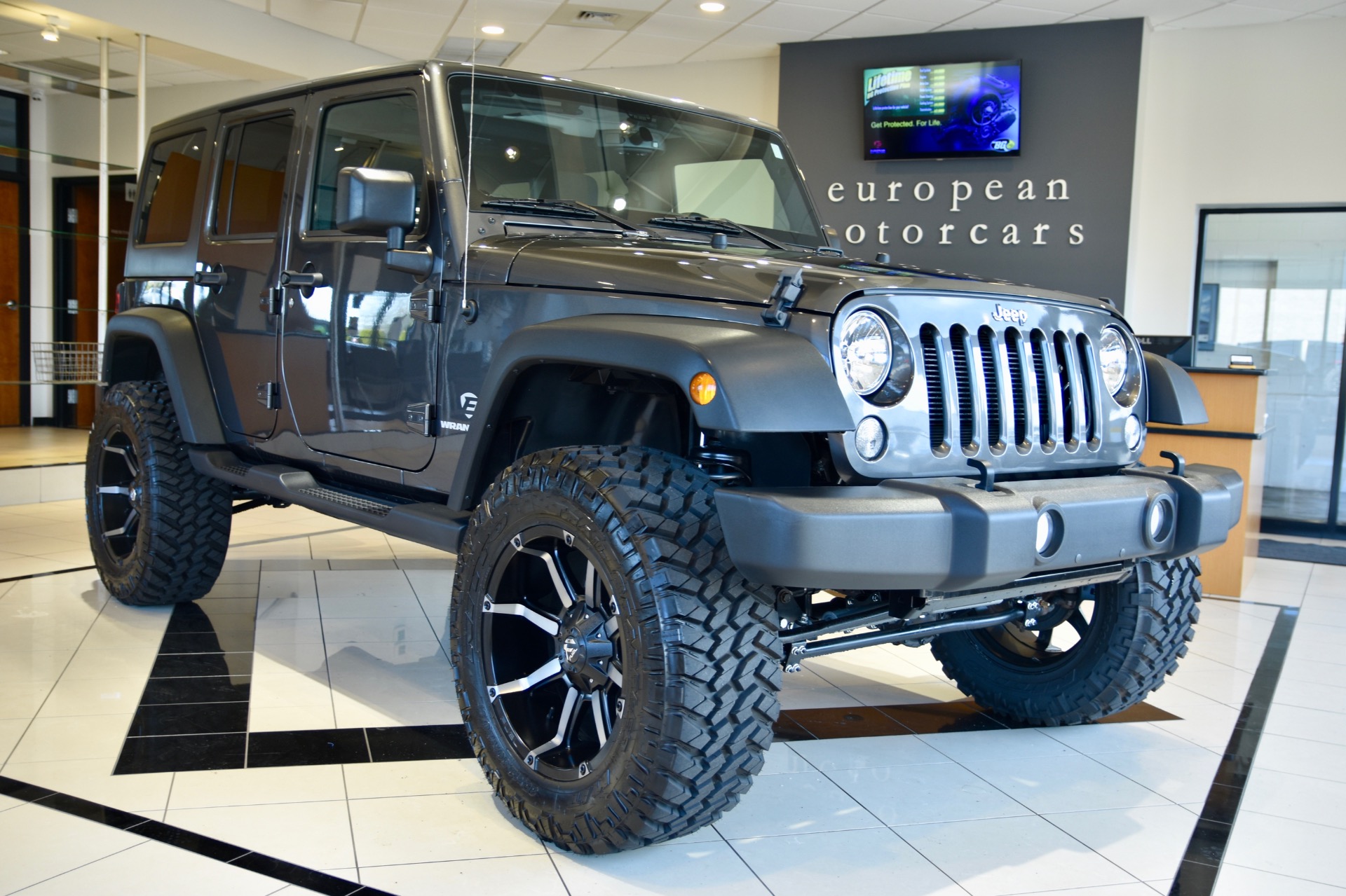 Used 2017 Jeep Wrangler Unlimited EMC CUSTOM LIFTED Sport S For Sale ...