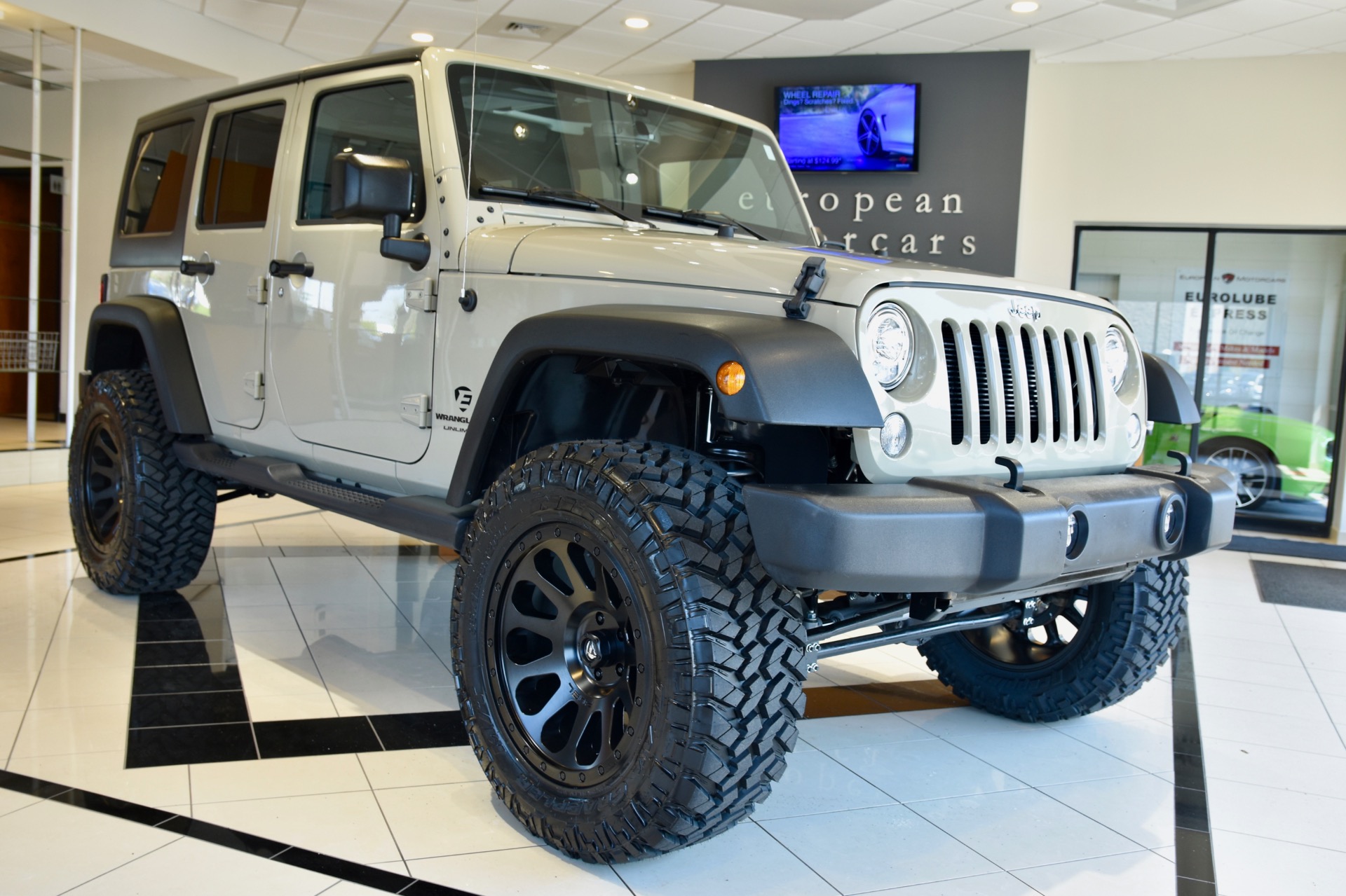 Used 2018 Jeep Wrangler JK Unlimited EMC Custom Lifted Sport S For Sale ...