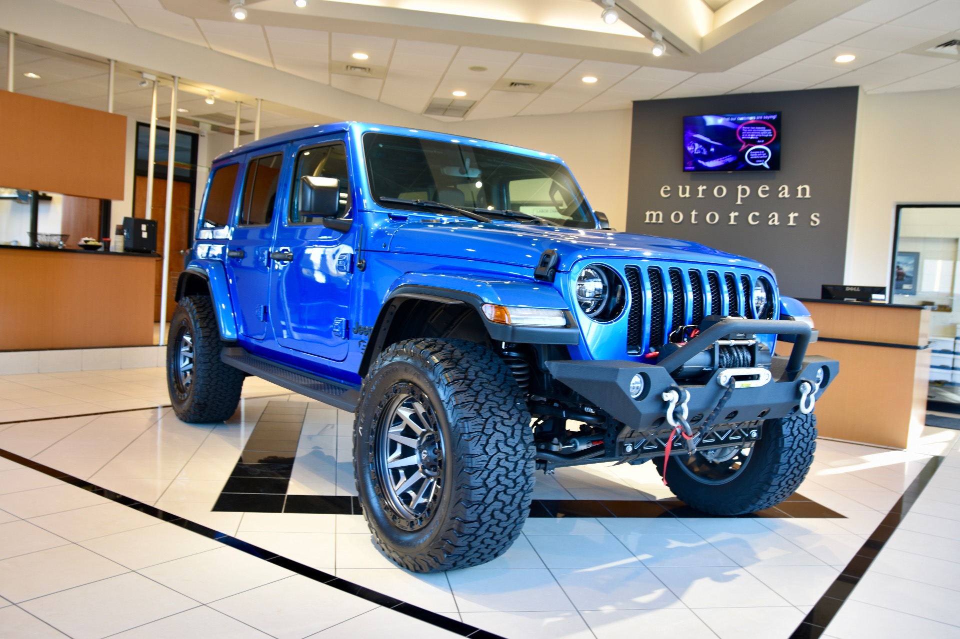 Blue Customized Jeep Wranglers