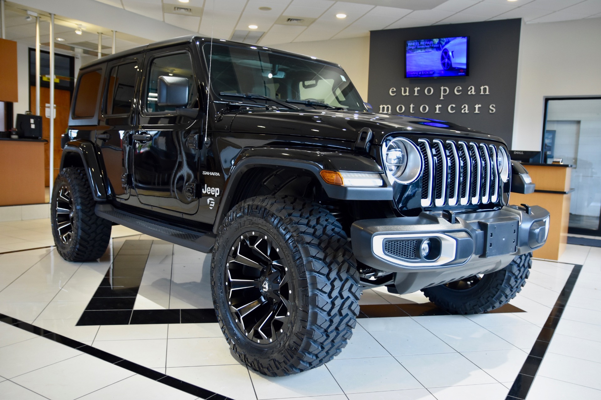 Used 2018 Jeep Wrangler Unlimited EMC CUSTOM LIFTED Sahara For Sale ...