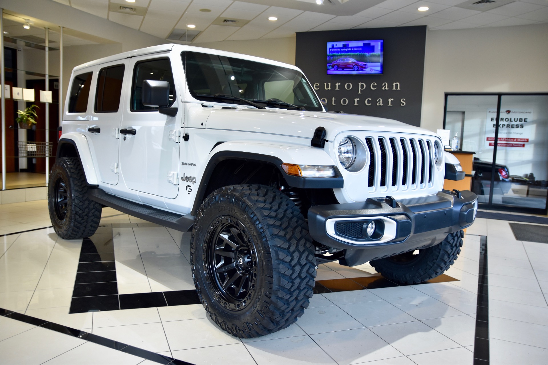 Used 2018 Jeep Wrangler Unlimited EMC CUSTOM LIFTED Sahara For Sale ...